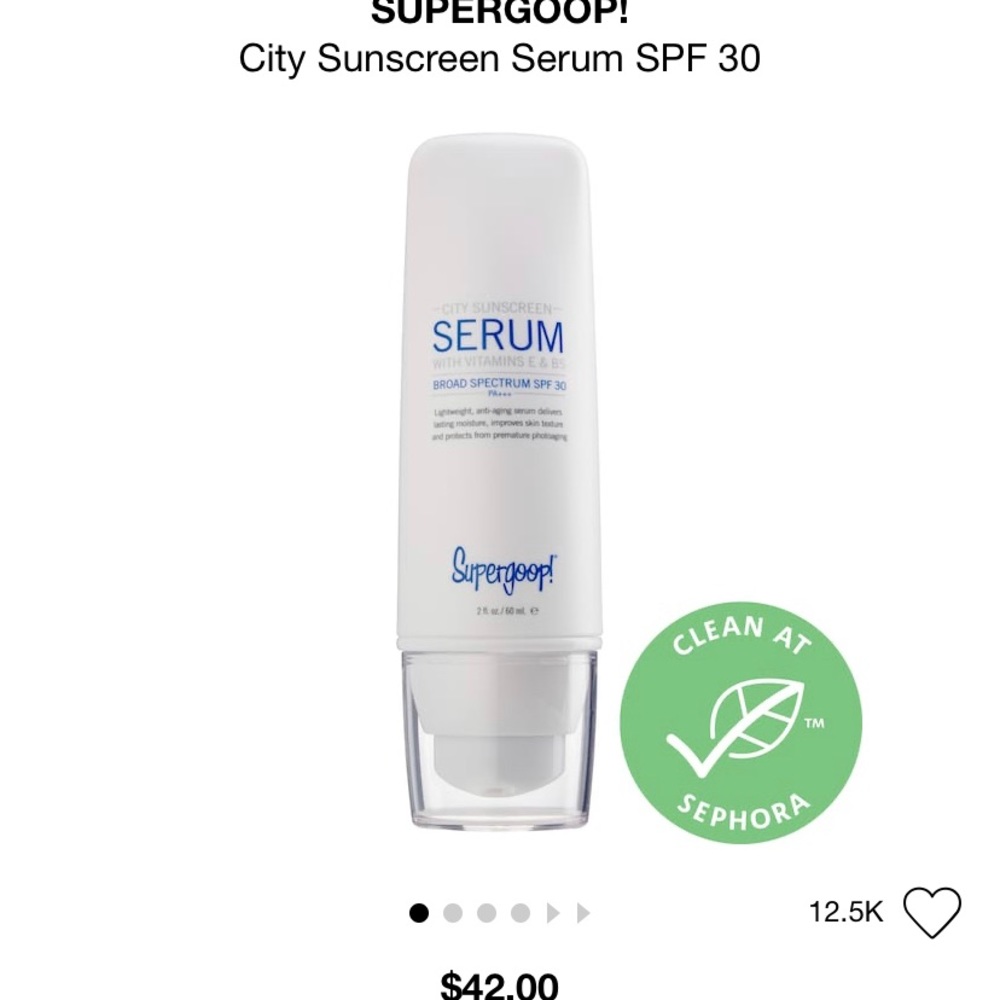 Supergoop city sunscreen serum spf 30